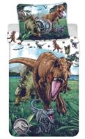 Jurassic World Dekbedovertrek 3 dino&apos;s 140 x 200 cm Katoen - thumbnail