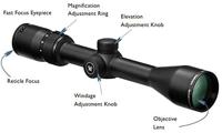 Vortex Diamondback 3,5-10x50 Richtkijker, Dead-Hold BDC Dradenkruis (MOA) - thumbnail