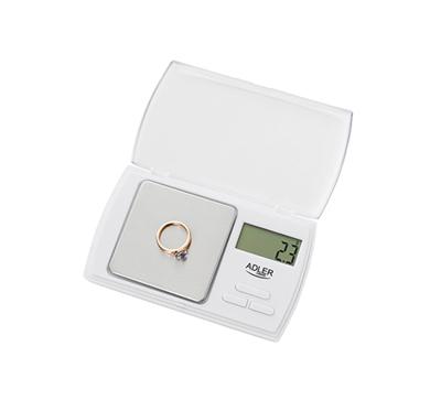 Adler AD 3161 keukenweegschaal Wit Rechthoek Elektronische weegschaal