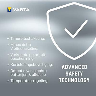 Varta LCD Ultra Fast Charger+ incl. 4 accu's 2100 mAh AA + 12V - thumbnail