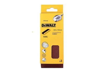 DeWALT DT3663 P100 Schuurband 64x356mm VE=3 DeWALT DT3663 P100 Schuurband 64x356mm VE=3