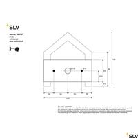 SLV RASCALI 1000797 LED-buitenlamp (wand) LED vast ingebouwd 8 W Antraciet - thumbnail