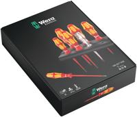Wera 160 iS/7 Schroevendraaierset Kraftform Plus Serie 100 + Spanningszoeker + Houder. Met gereduceerde klingdiameter, 7 -delig - 1 stuk(s) - - thumbnail