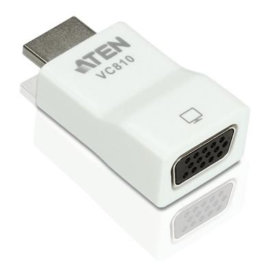 ATEN VC810-AT HDMI / VGA Adapter [1x HDMI-stekker - 1x VGA-bus] Grijs 0 m