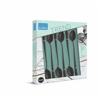 Amefa Austin Latte Lepels 6 Stuks Mat Zwart - thumbnail