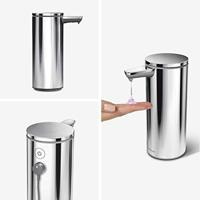 Simplehuman Zeepdispenser Sensor Oplaadbaar 266 ml RVS Glimmend Zilver - thumbnail