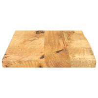 Tafelblad met natuurlijke rand 60x30x3,8 cm massief mangohout - thumbnail