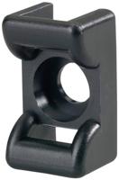 HellermannTyton KR6G5-PA66-BK (100) Bevestigingsvoet schroefbaar 151-24600 zwart 100 st. - thumbnail