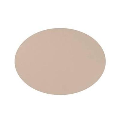 Mesapiu Placemat Lederlook Taupe Ovaal 45x33 Cm