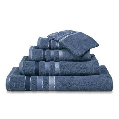 Vandyck Vandyck Prestige Lines Vintage Blue Gastendoekje 40x60