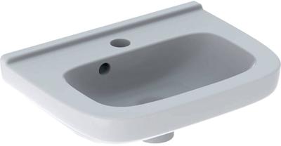 Geberit 300 basic fontein - 40x25x15cm - 1 kraangat - met overloop - wit s8400200000g