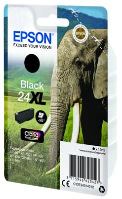 Epson Inktcartridge 24XL Origineel Zwart C 13 T 24314012