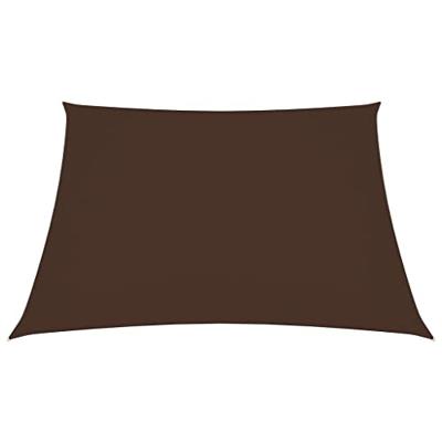 VidaXL Zonnescherm vierkant 3x3 m oxford stof bruin
