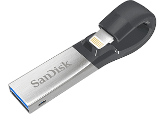 Sandisk iXpand USB flash drive 64 GB USB Type-A / Lightning 3.2 Gen 1 (3.1 Gen 1) Zwart, Zilver