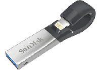 Sandisk iXpand USB flash drive 64 GB USB Type-A / Lightning 3.2 Gen 1 (3.1 Gen 1) Zwart, Zilver - thumbnail