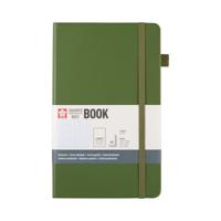 Sakura • notebook squared 13x21cm pine needle - thumbnail