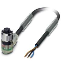 Phoenix Contact 1681059 Sensor/actuator connector, geassembleerd M12 Aantal polen (sensoren): 3 Bus, haaks 10.00 m 1 stuk(s) - thumbnail
