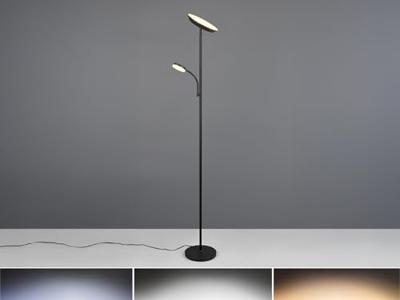 Trio VloerlampSpecter zwart met leeslamp - R47842132