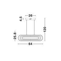 Lyora Design hanglampArte goud ovaal - 9110352 - thumbnail