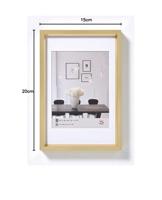 Walther Steel Style fotolijst 15x20cm goud - thumbnail