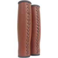 Handvatset Edge City Leer - 135/135mm - donkerbruin - thumbnail
