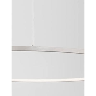 Lyora Ronde hanglampTarquin zilvergrijs Ø 100cm - 9345611