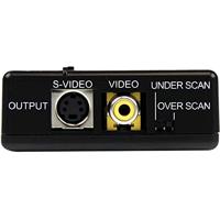 .com Hoge Resolutie VGA naar Composiet of S-Video Converter - Videoconverter - VGA - composite video, S-video - zwart - thumbnail