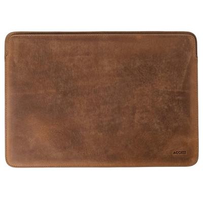 Accezz Leather hoes voor MacBook 16 inch Laptop sleeve Bruin Accezz Leather hoes voor MacBook 16 inch Laptop sleeve Bruin