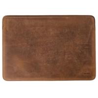 Accezz Leather hoes voor MacBook 16 inch Laptop sleeve Bruin - thumbnail
