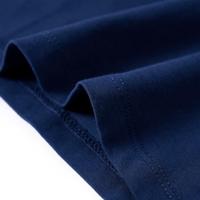 Kindershirt lange mouwen hert van pailletten 92 marineblauw - thumbnail