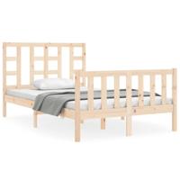 Bedframe zonder matras massief grenenhout 120x200 cm - thumbnail