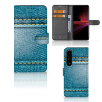 Sony Xperia 1 III | Wallet Case | met Pasjes | Jeans - thumbnail