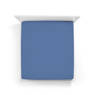 Bella Donna Bella Donna Jersey La Piccola Duo 1 Splittopperhoeslaken 200x210-220 cm zeeblauw-0208