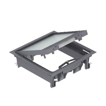 OBO Bettermann GES4-2U10T 9011 Apparaatinzetstuk