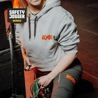 Safety Jogger ACDC Hoodie | Lichtgrijs/Rood | Maat 3XL - WI10163XL - thumbnail