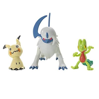 Pokemon Battle Figure Pack - Absol, Mimikyu, Treecko
