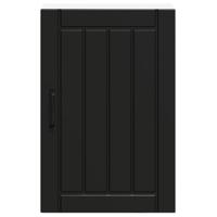 Keukenwandkast Lucca bewerkt hout zwart - thumbnail