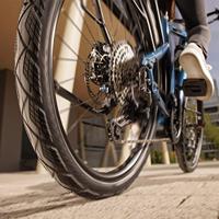 Schwalbe Vouwband marathon efficiency super race / v-guard 27.5 x 2.15" / 55-584 - zwart met reflectie - thumbnail