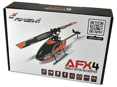 Amewi AFX4 Single-Rotor Helikopter 4-Kanal 6G RTF 2,4GHz RC helikopter RTF Amewi AFX4 Single-Rotor Helikopter 4-Kanal 6G RTF 2,4GHz RC helikopter RTF