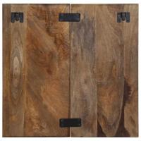 Nachtkastje 50x27x50 cm massief gerecycled hout meerkleurig - thumbnail