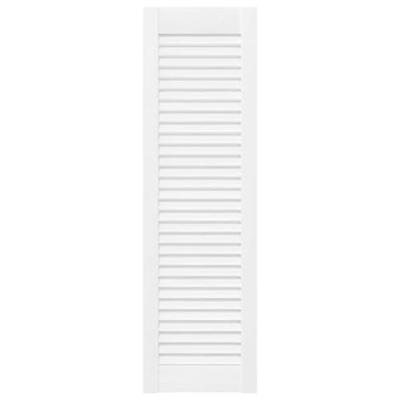 Kastdeur louvre design 99x29,5 cm wit Kastdeur louvre design 99x29,5 cm wit