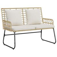 Tuin Eetset met kussen 3 pcs Zwart, Antraciet 113 x 69 x 83 cm - thumbnail