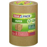 Tesapack paper ecoLogo, ft 50 mm x 50 m, bruin, pak van 3 stuks - thumbnail