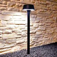Staande solarlamp edison op zonne-energie - warm wit licht - 80 cm hoog - thumbnail