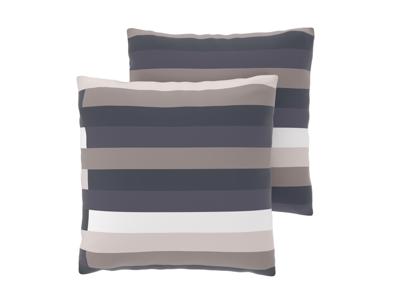 LIVARNO Set van 2 satijnen kussenslopen 50 x 60 cm (Strepen) LIVARNO Set van 2 satijnen kussenslopen 50 x 60 cm (Strepen)