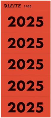 Rugetiket leitz 2025 rood 100 stuks