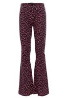 LOOXS 10sixteen Meisjes flair broek - Mauve stippen - thumbnail