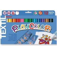 PlayColor® Playcolor textielverf, l: 14 cm, diverse kleuren, 5 gr, 12 stuk/ 1 doos - thumbnail