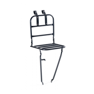 Falkx transport voordrager ptt mat zwart, rvs boutjes. afm: 30x30 cm