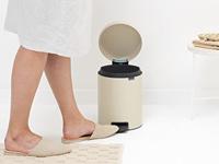 Brabantia pedaalemmer NewIcon 5 liter soft beige - thumbnail